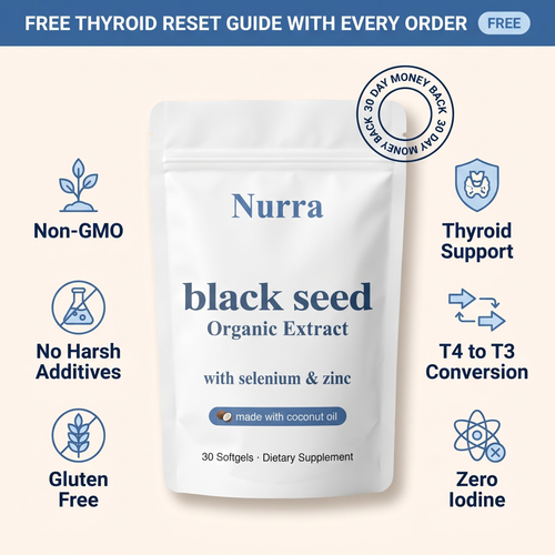 Nurra Black Seed Extract With Selenium 200mcg